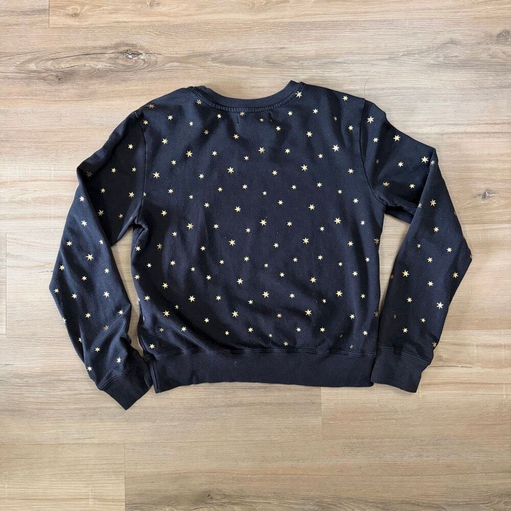 Spiritual Gangster Women’s Black & Gold Sweatshirt Size 14/L La Lifestyle Yoga View 3